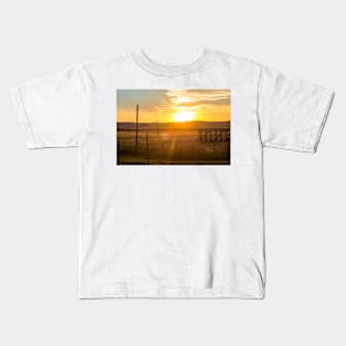 93017 sunset Kids T-Shirt